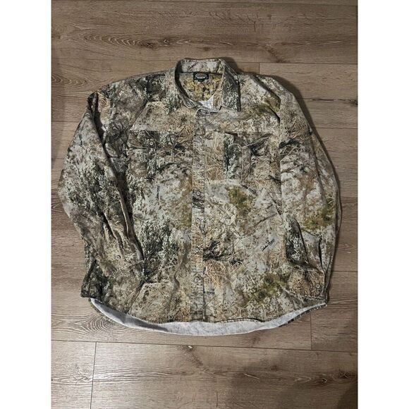 Cabela Mens Camo Longsleeve Button Up Hunting Size 3XL - Picture 1 of 3